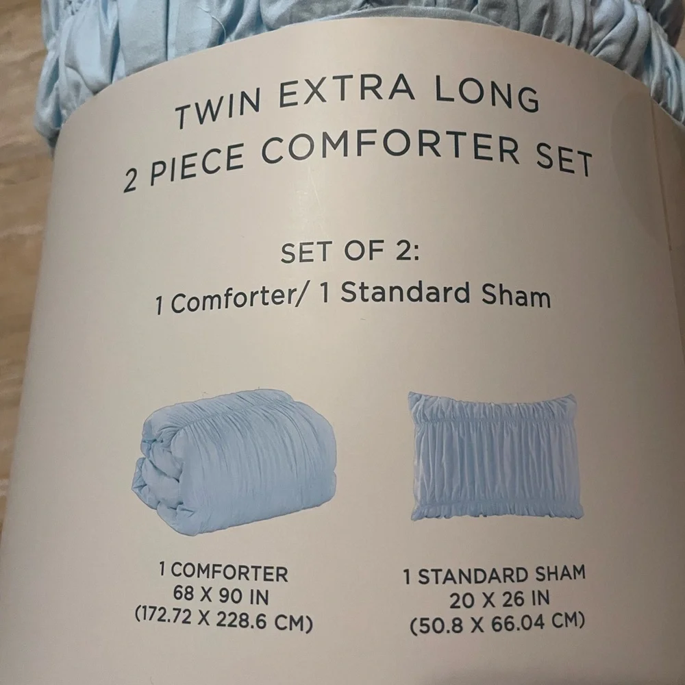 Twin XL comforter set